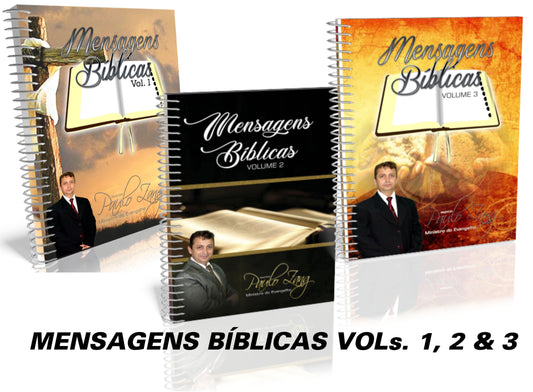 KIT Mensagens Bíblicas Vol 1, 2 E 3  (Esboços para Pregação)