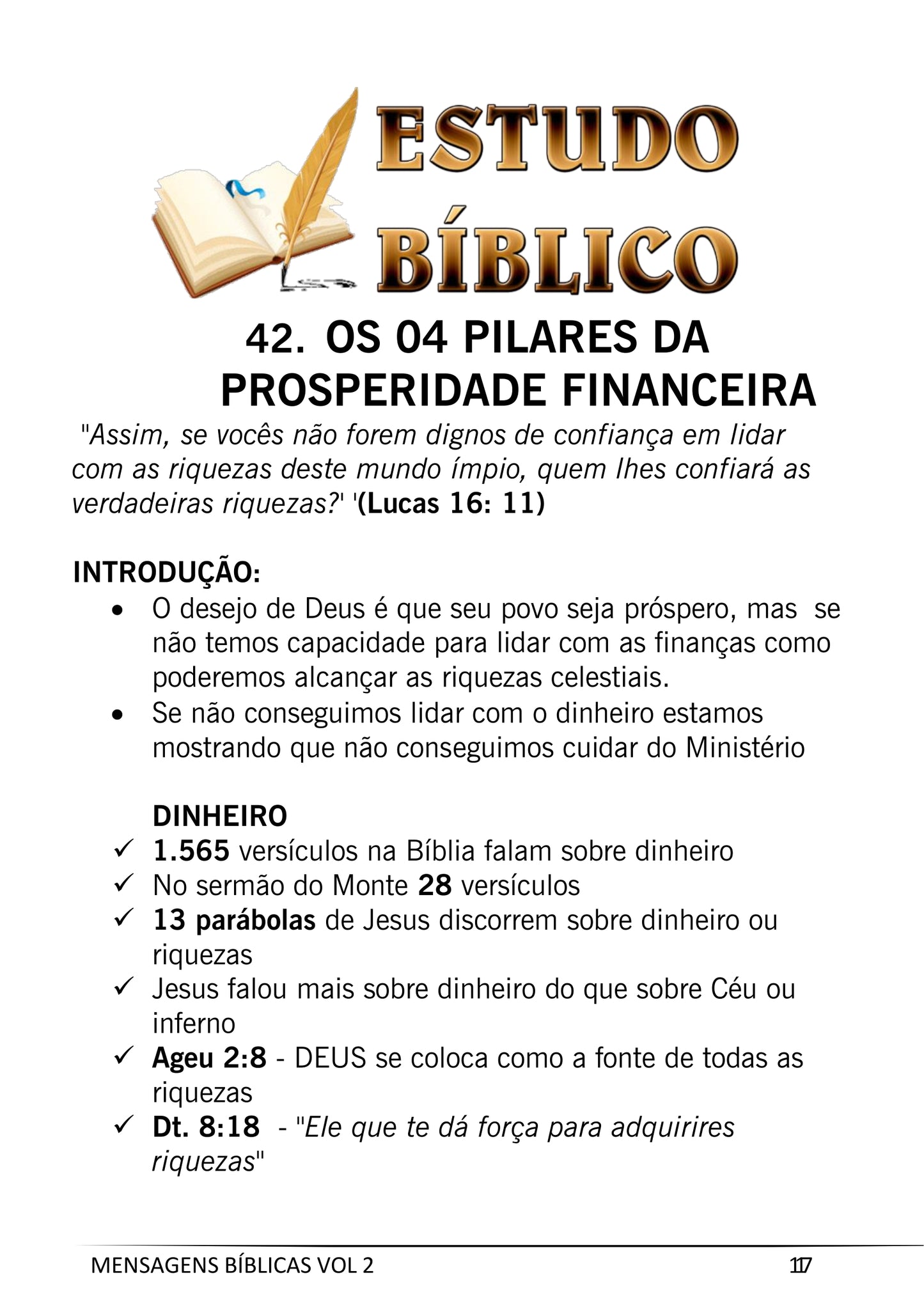 KIT Mensagens Bíblicas Vol 1, 2 E 3  (Esboços para Pregação)