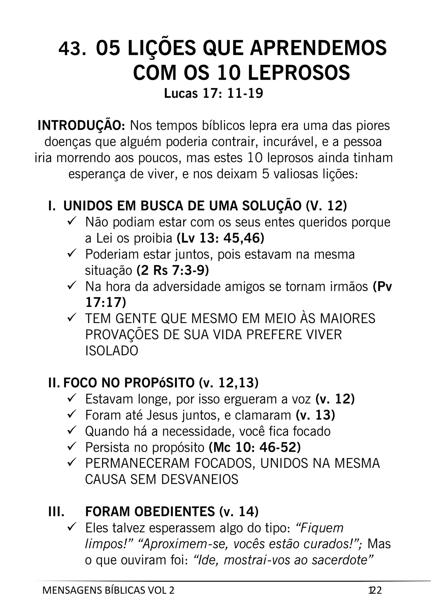 KIT Mensagens Bíblicas Vol 1, 2 E 3  (Esboços para Pregação)