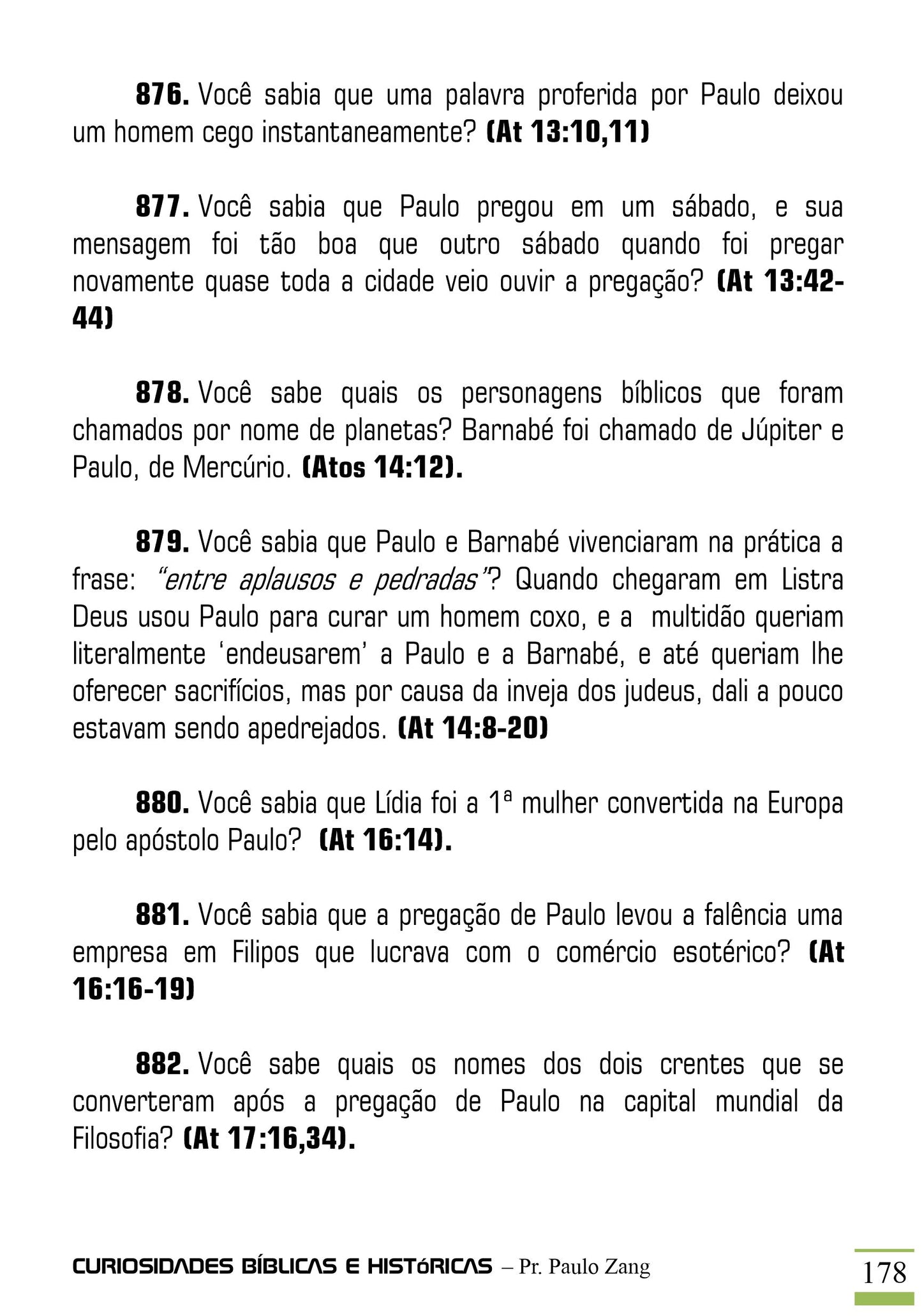 Você Sabia? Mais de 1.000 Curiosidades Bíblicas e Históricas