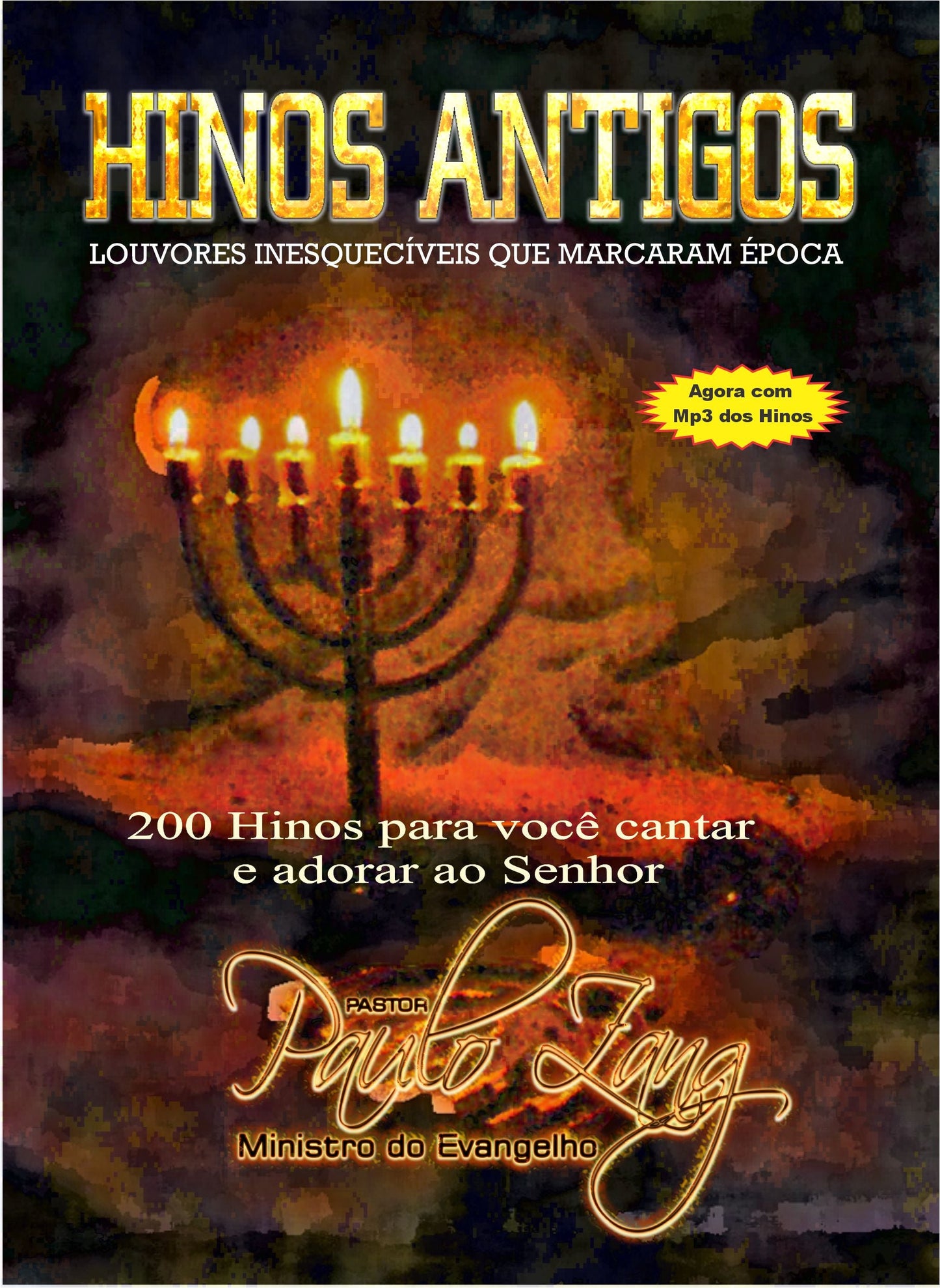 Kit 10 Livros Hinos Antigos